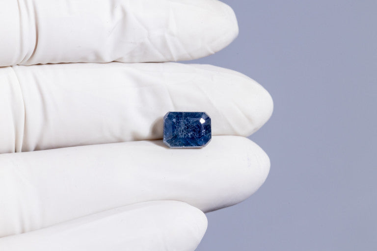 Natural Blue Sapphire (Neelam) 6.20 Carats