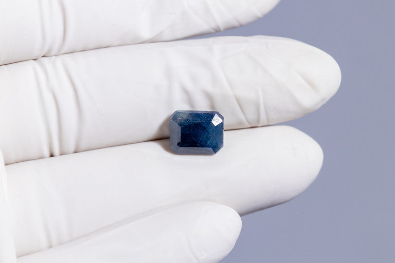 Natural Blue Sapphire (Neelam) 6.34 Carats