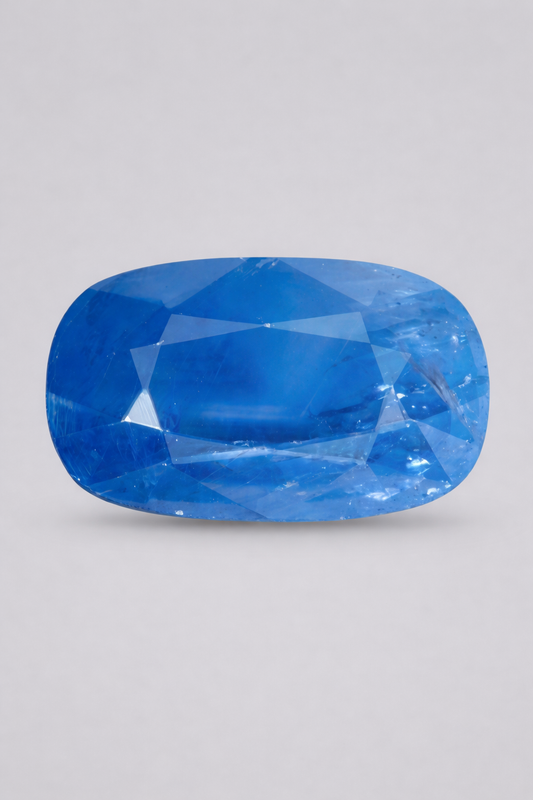 Natural Blue sapphire ( Neelam ) 6.54 Carat