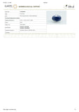 Natural Blue Sapphire (Neelam) 6.28 Carats