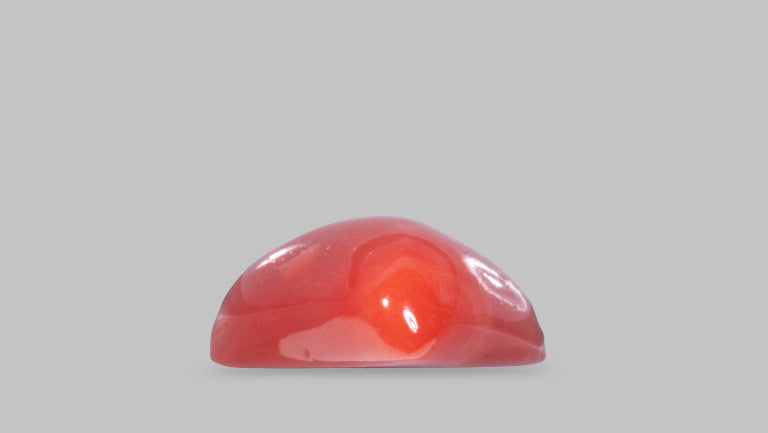 Natural Italian Triangle Red Coral ( Moonga ) 8.65 Carats