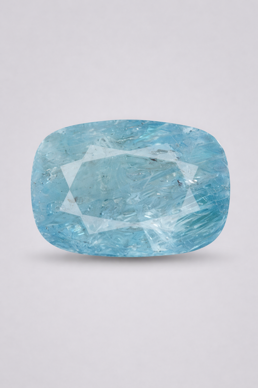 Natural Blue sapphire ( Neelam ) 6.52 Carat