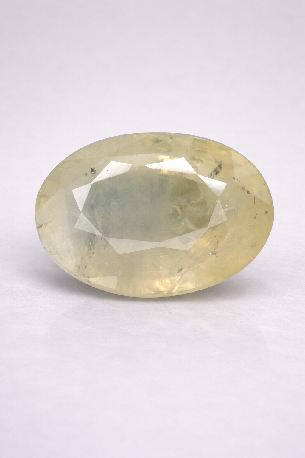 Natural yellow sapphire ( pukhraj )  8.26 Carat ( Sri Lanka Origin )