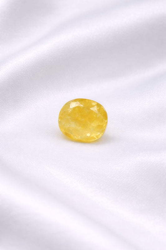 yellow sapphire 8.05 Carat