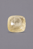 Natural yellow sapphire ( pukhraj )  8.56 Carat ( Sri Lanka Origin )