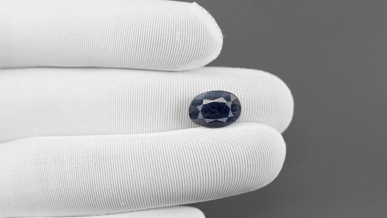 Natural Blue Sapphire (Neelam) 6.28 Carats