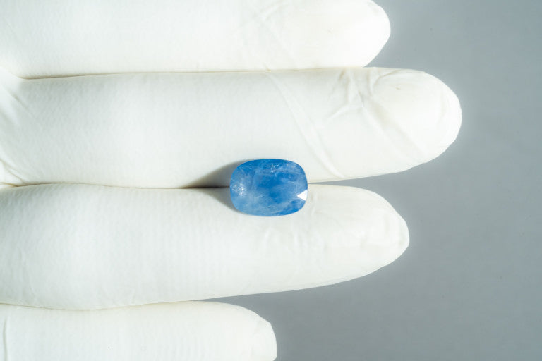 Natural Blue Sapphire (Neelam) 6.35 Carats