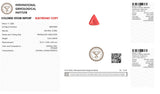Natural Italian Triangle Red Coral ( Moonga ) 8.65 Carats