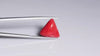 Natural Italian Triangle Red Coral ( Moonga ) 8.65 Carats